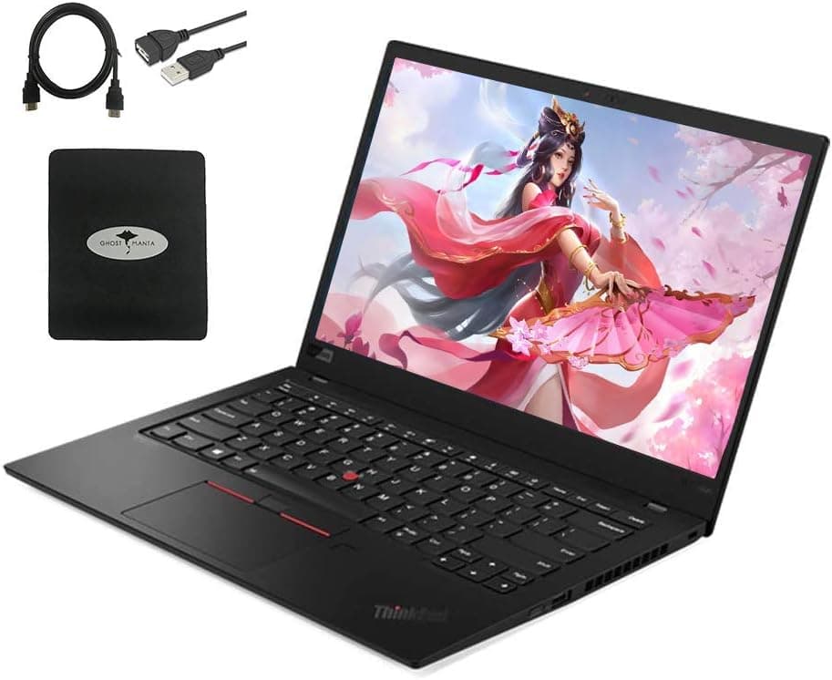 2020 Newest Premium Lenovo ThinkPad T490 Business Laptop Computer, 14" FHD IPS(1920x1080), Intel i5-8265U (Beat i7-7600U), 8GB RAM, 512GB SSD, Fingerprint, Webcam, Backlit KB, Win10 Pro W/ Accessories