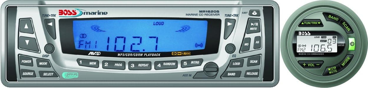 BOSS MR1620S Marine Boat CD/MP3 Player Receiver w/RDS