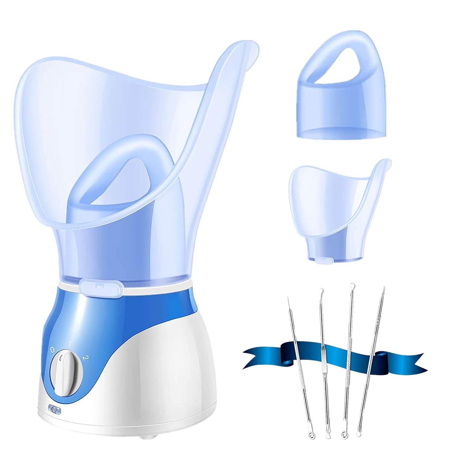 Facial Steamer, Fenitrany Sicy 2021 New Nano Ionic Face Facial Steamer Warm Mist Humidifier Atomizer Humidifier Moisturizing Face Spa Steamer
