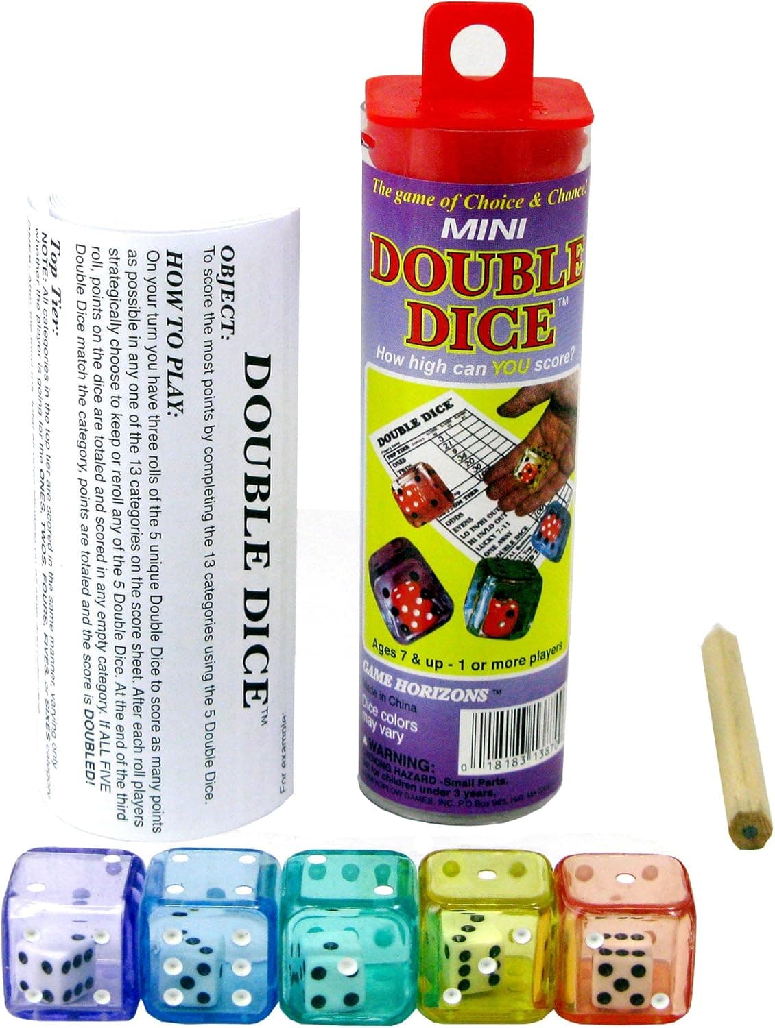 Koplow Games Double Dice Game Classroom Accessories