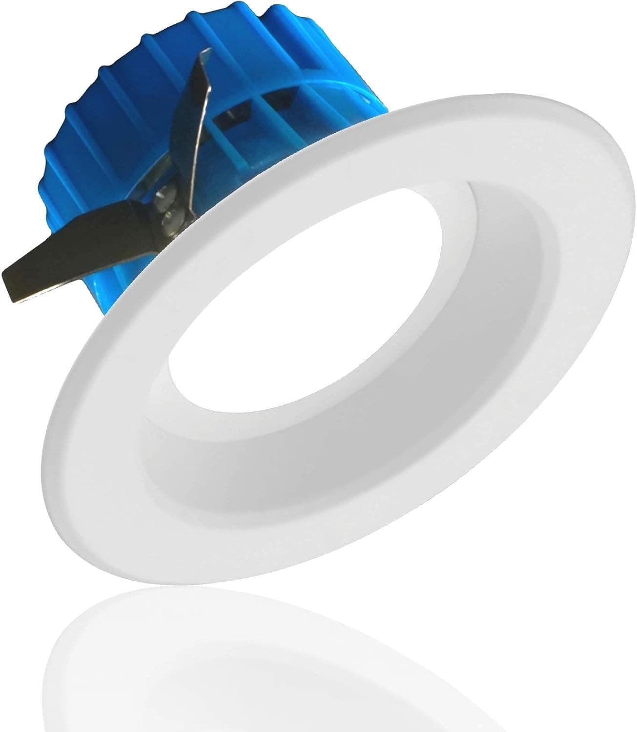 NICOR Lighting 4 inch White LED Recessed Downlight in 2700K (DLR4-3006-120-2K-WH)