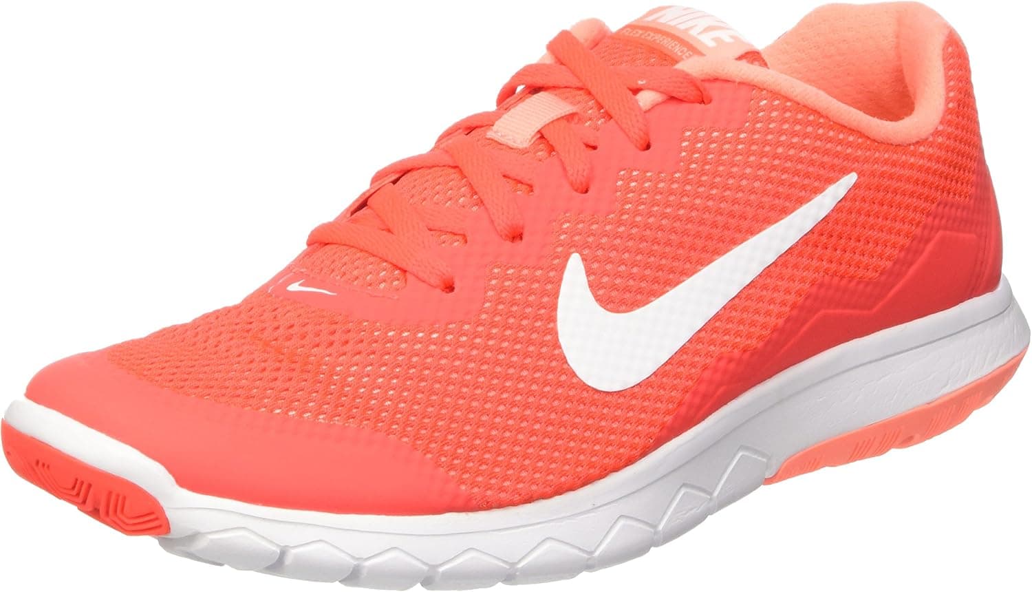 Nike Men's Flex Experience RN 4 (Bright Crimson/White-Atomic Pink-White) Running Shoe, 8 B(M) US