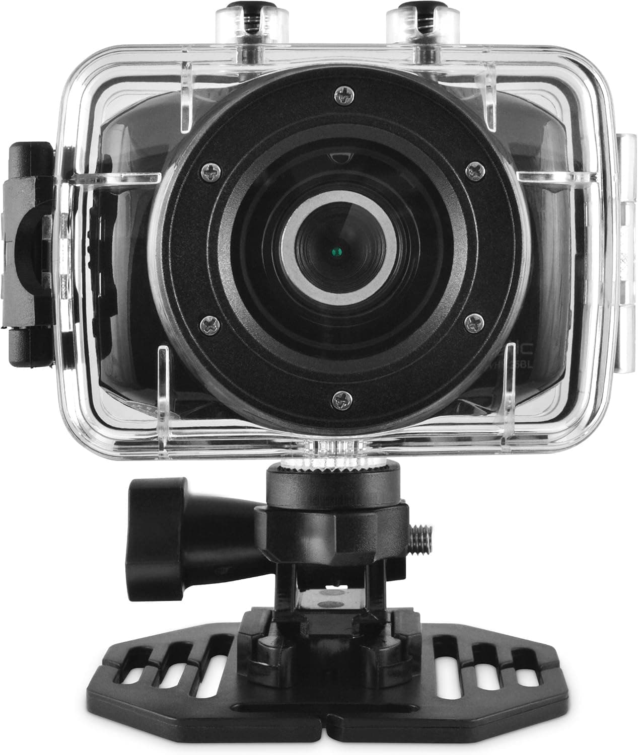 Ematic EVH625BL AVI Video Recording ActionCam HD with Post and Helmet Mount