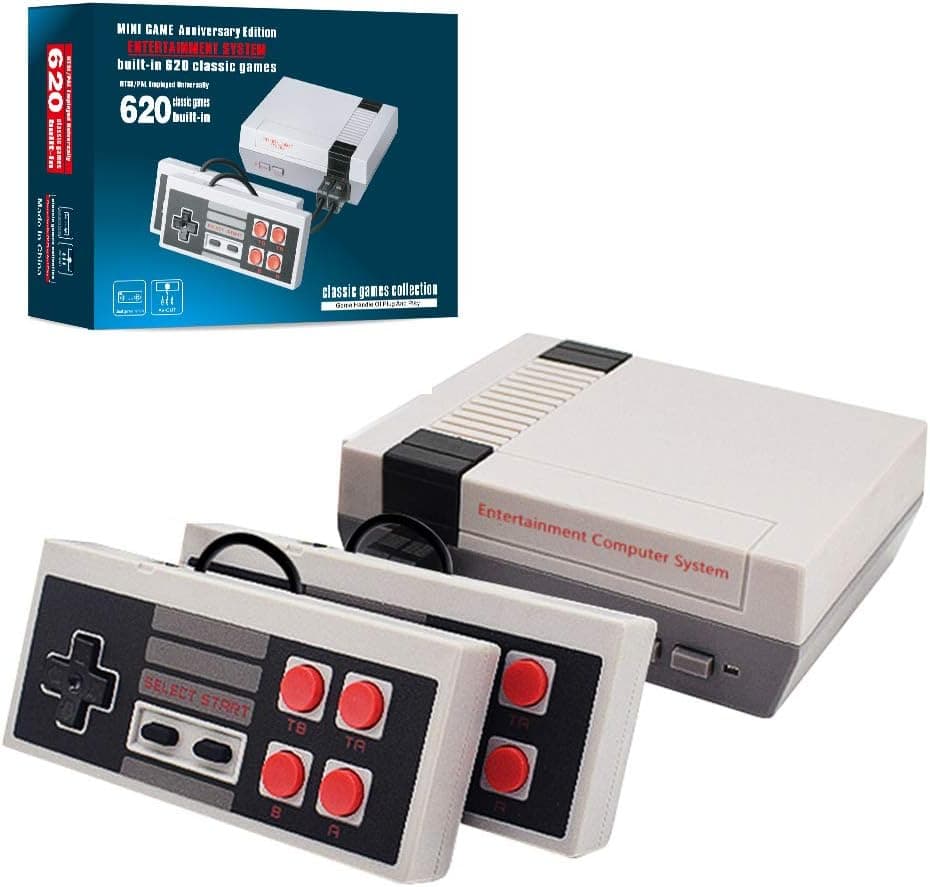 LIFTREN Classic Handheld Game Console,Classic Game Console Built-in 620 Game Handheld Game Console, Video Game Player Console for Family TV Video