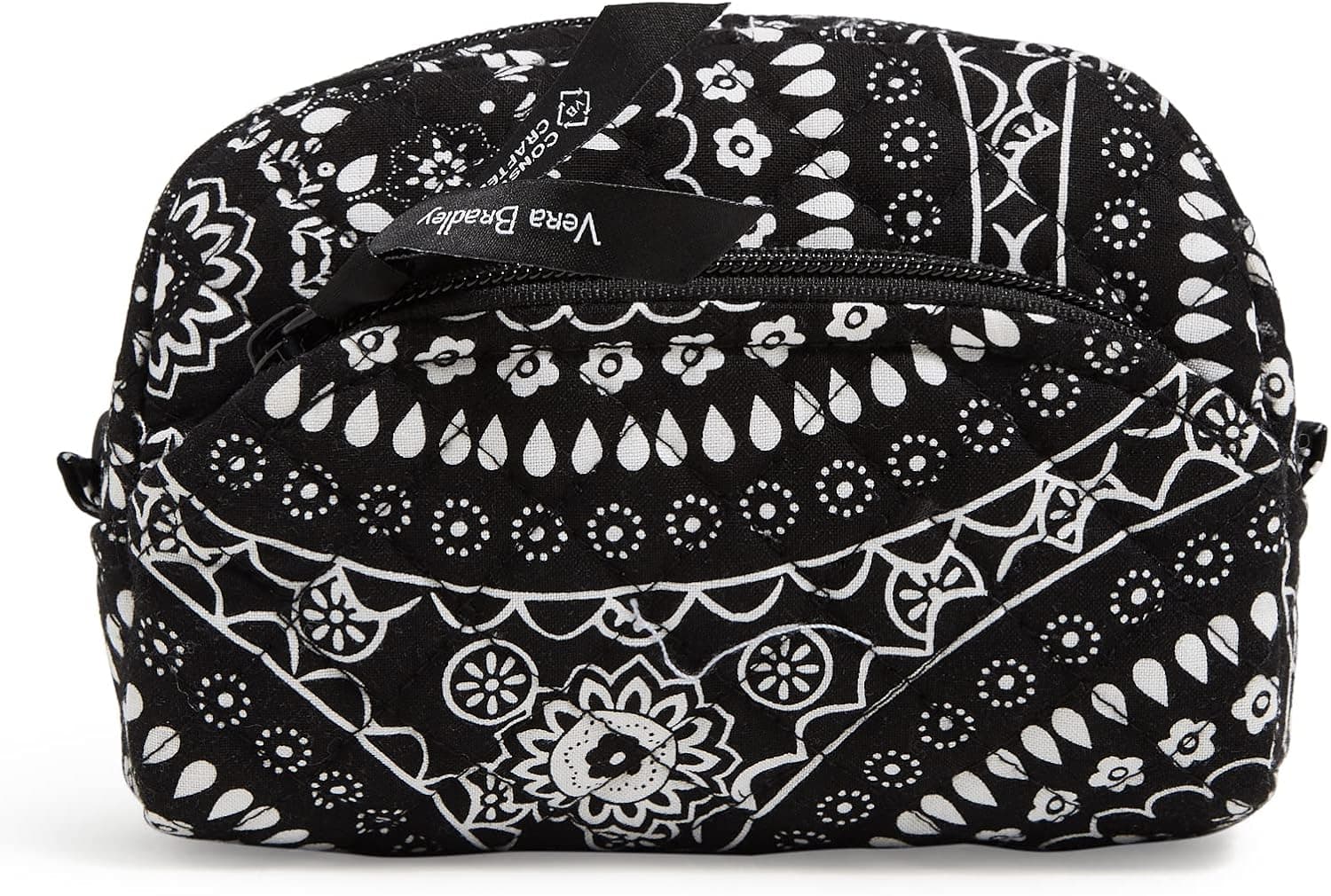 Vera Bradley Women's Cotton Mini Cosmetic Makeup Organizer Bag