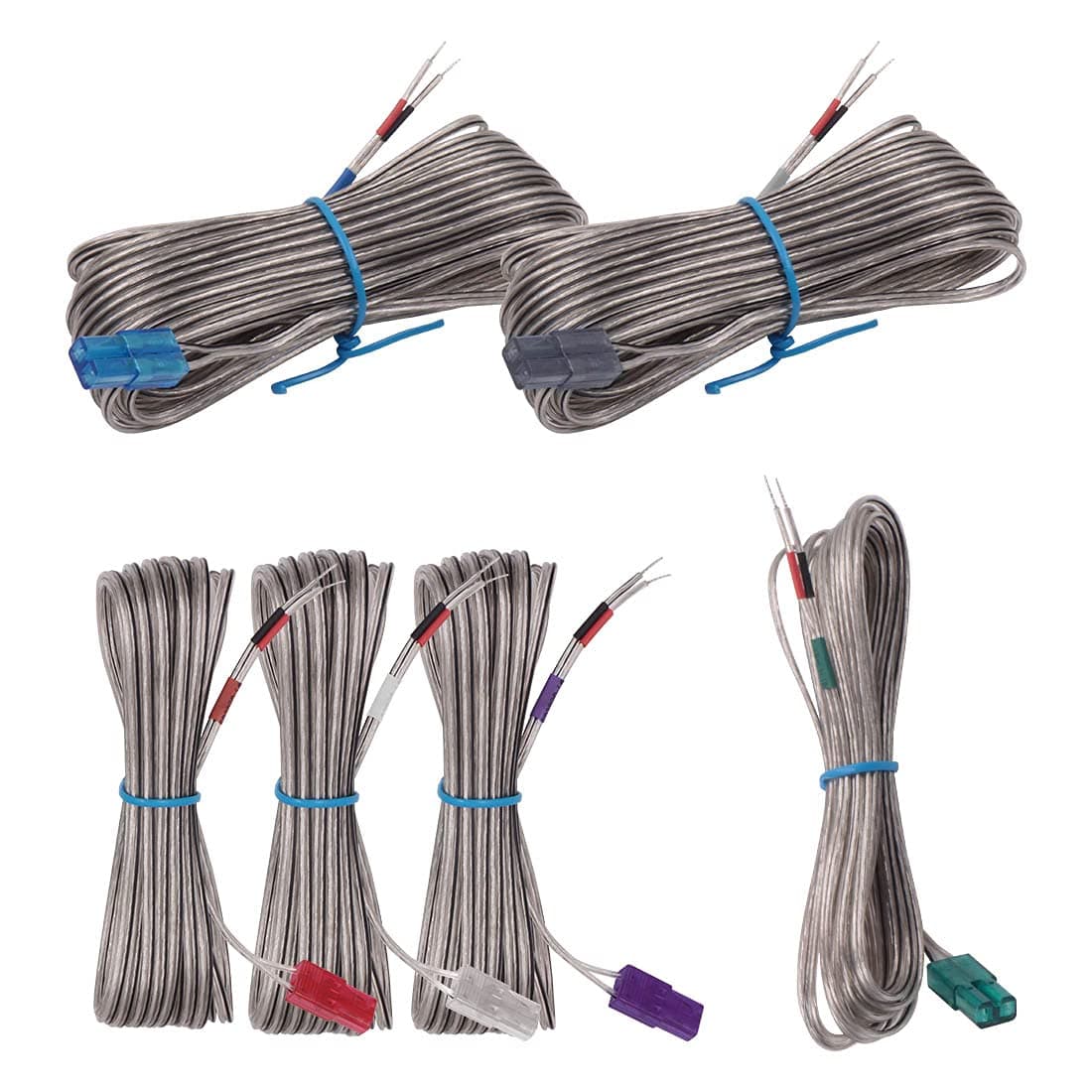 Replacement Speaker Wires for Samsung AH81-02177B HT-C5200 HT-C5500 HT-C5530W HT-C5550W HT-C5900 HT-C6600 HT-C6730W HT-D5100K HT-D550 HT-D553 HT-D555 HT-D5300 HT-E3500 HT-F4500 Home Theater System