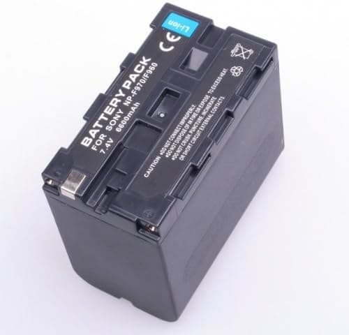 Replacement 6600mAh Battery Pack For Sony NP-F970 NP-F970 HVR-Z1C 6600MAH