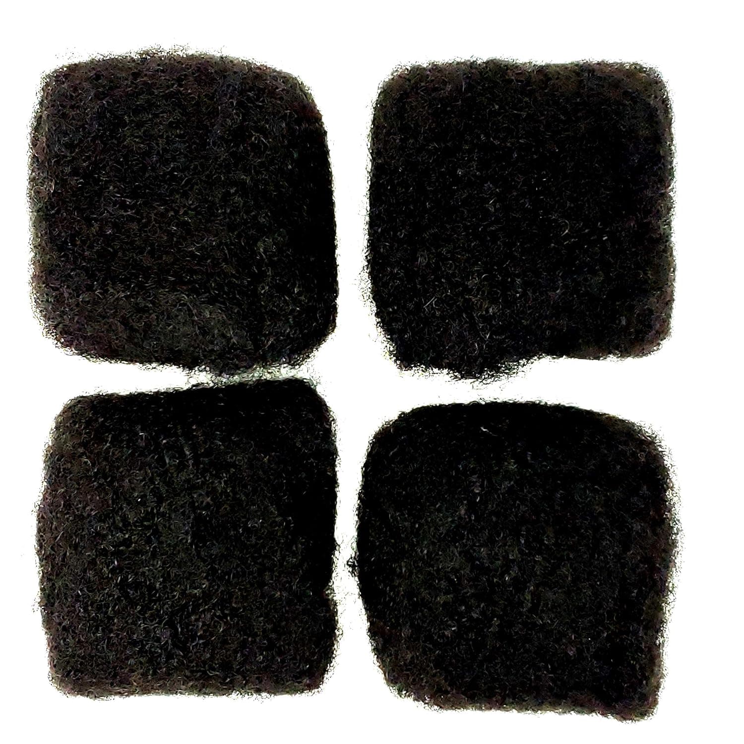 100% Afro Kinky Bulk Human Hair For DreadLocks, Loc Repair, Extensions, Twist, Braids 8" Long 4 Pack