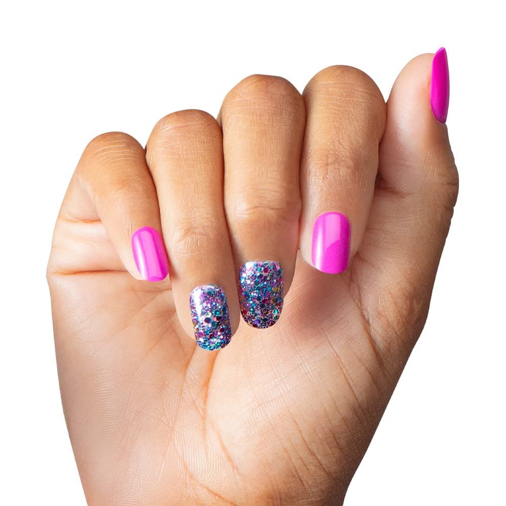 PopSockets: Nails - 30 piece - Easy to Apply - Gel Nail Kit - Confetti Party