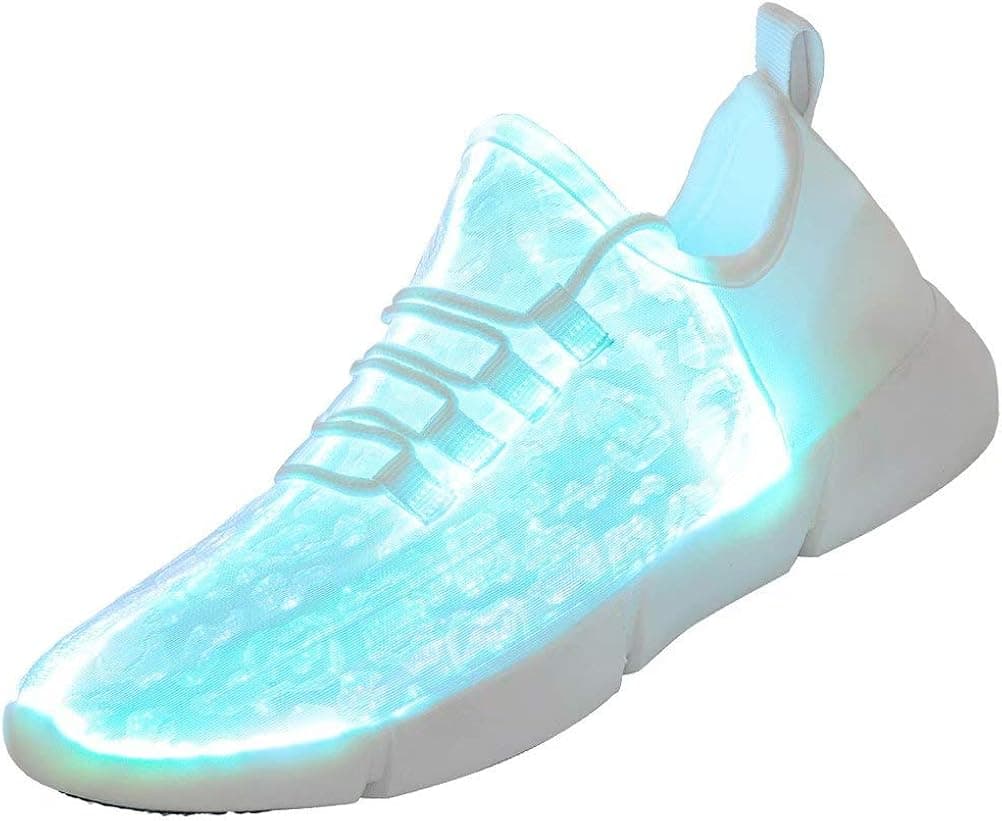 Softance Kids LED Light Up Shoes Boys Girls Fiber Optic Shoes with USB Charging Flashing Luminous Child Toddlers Sneakers
