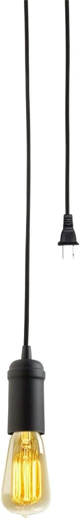 Globe Electric 65980 Leila Pendant, Black 3-Pack