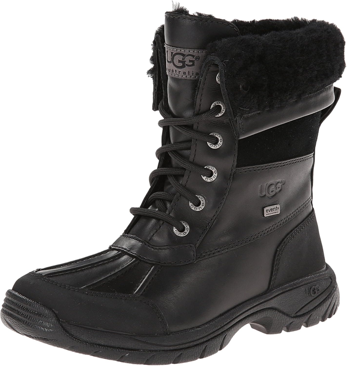 UGG Australia Kid's Butte Boots Black Size 4