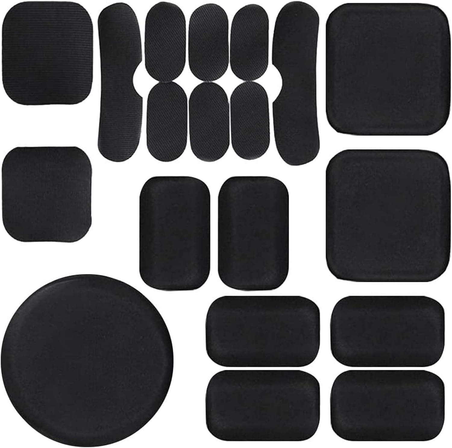Airsoft Helmet Pads, 19pcs/Replacement Bike Motorcycle Padding Kit Tactical Helmet EVA Foam Insert Bicycle Accessories Soft and Durable, Helmet Foam Pads for MICH CS FMA ACH USMC PASGT