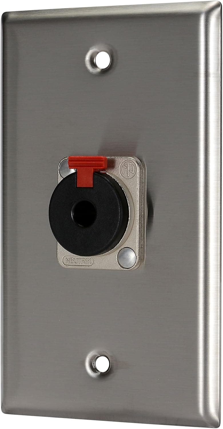 Pro Co Studio Wall Plates - (1/4" TRS) (1) (Female)