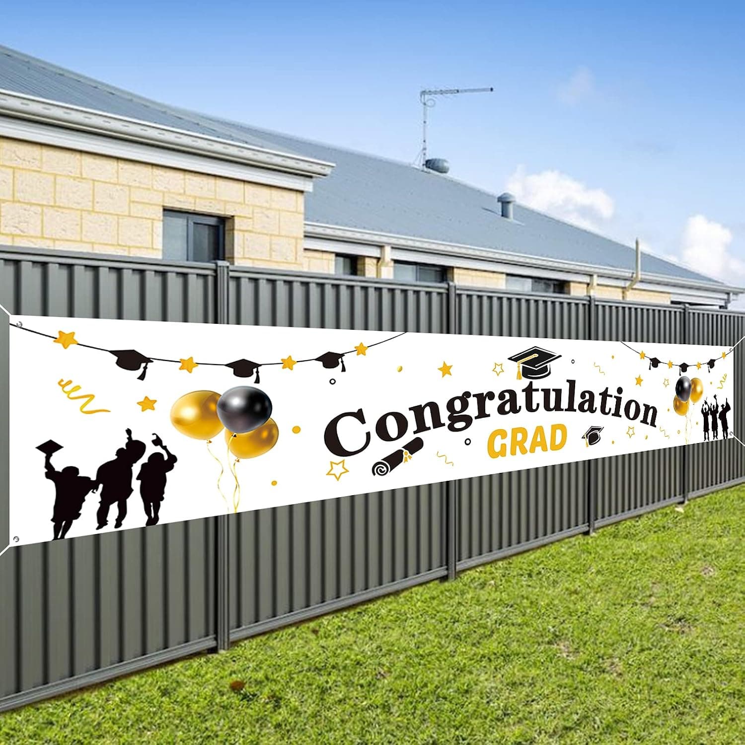 Graduation Banner 2022 Graduation Decoration for Booth Backdrop/Photo Prop, Extra Large 9.8x1.8 ft Graduation Party Supplies for Home/School/Outdoor