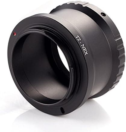 FocusFoto T2 T Lens to Sony Alpha E-Mount Mirrorless Camera Body Adapter Ring NEX-7 NEX-6 NEX-5 5T 5N 5R 3N A7 A7S A7R II A6500 A6300 A6000 A5100 A5000 A3000 NEX-FS700 VG40 T2-NEX Metal