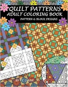 Quilt Patterns Adult Coloring Book