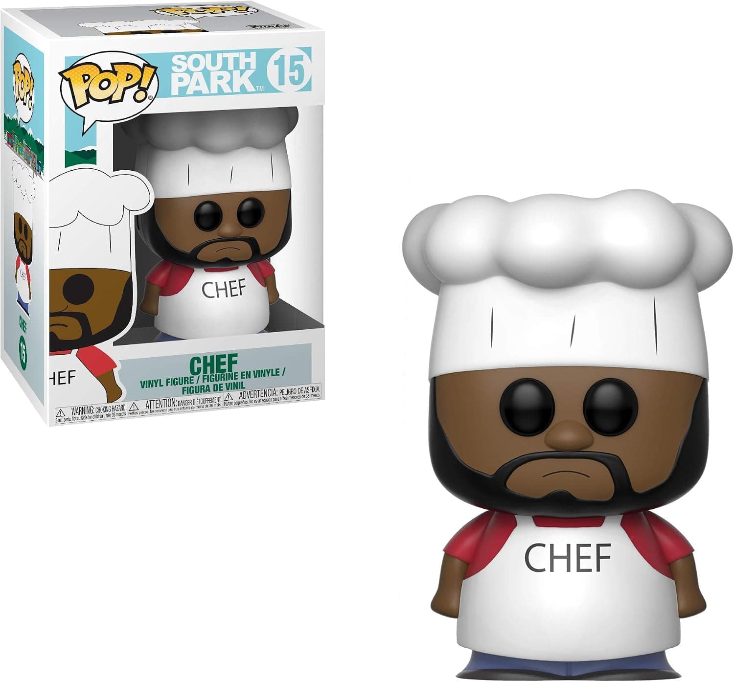 Funko Pop Television: South Park - Chef Collectible Figure, Multicolor