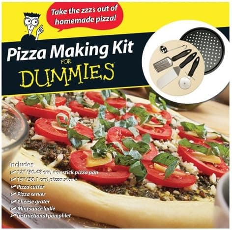 For Dummies Pizza Making 6-Piece Kit