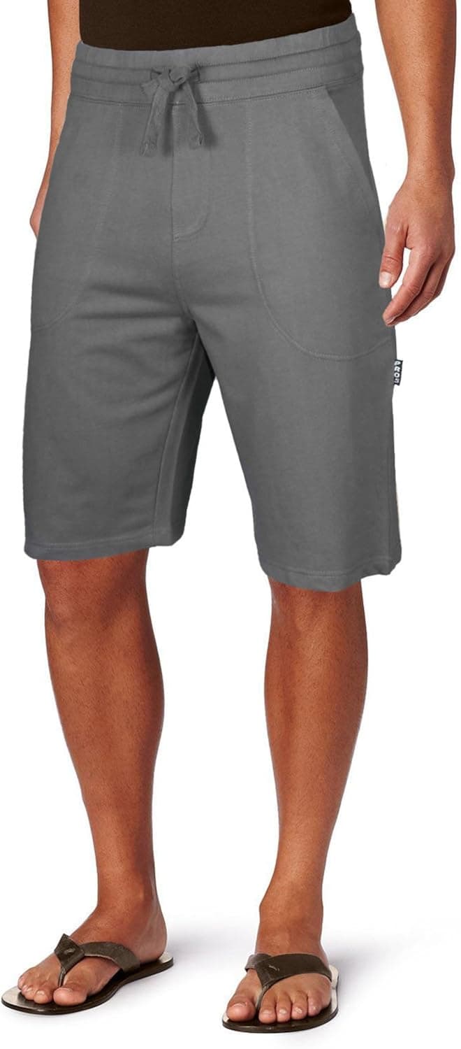 PRO 5 Men's Premium Terry Fleece Shorts-Charcoal-2XL