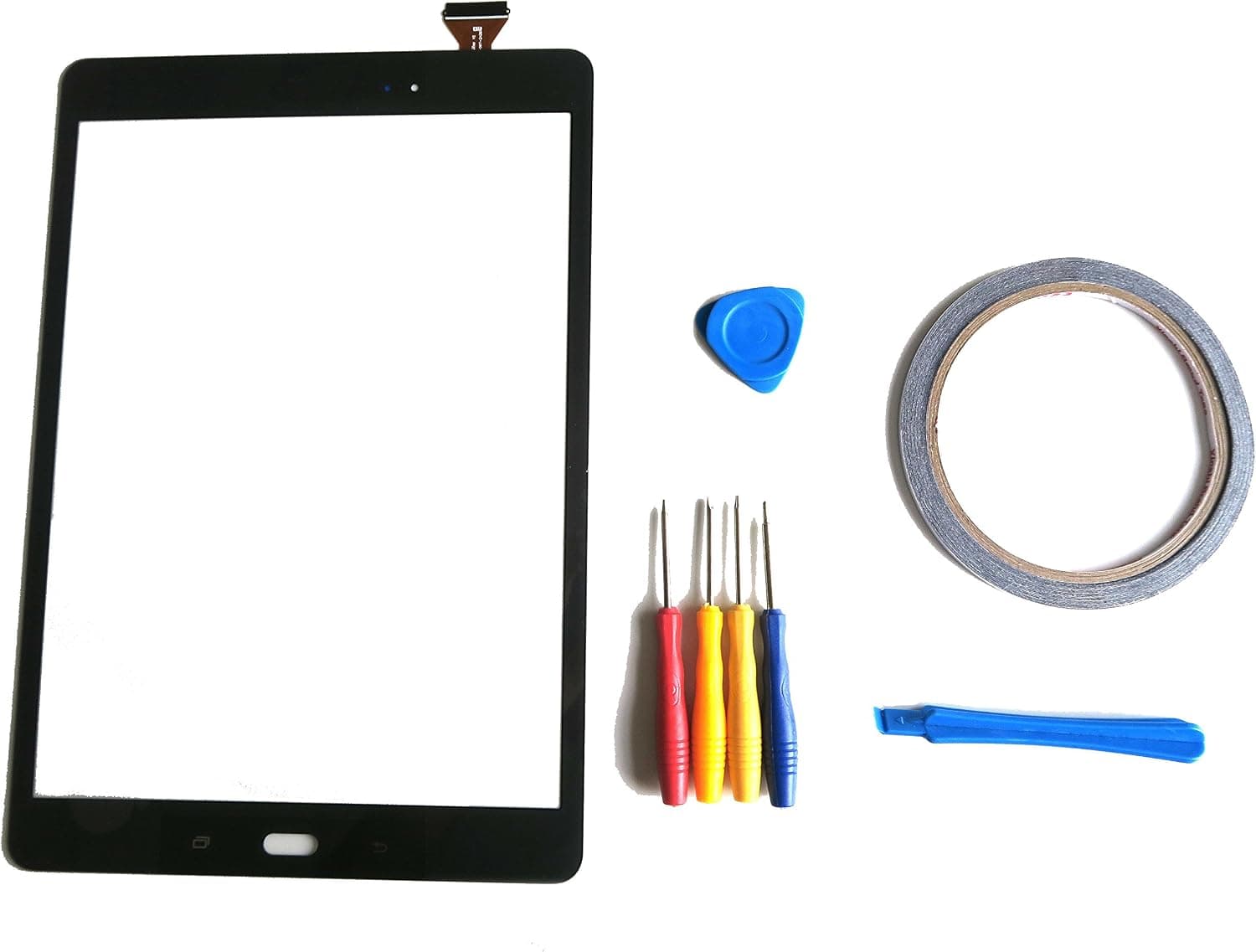 yayayahu New Replacement Parts for Samsung Galaxy Tab Pro 10.1" SM-T520 - Glass Touch Screen Digitizer + Repair Tool Kit (Black)
