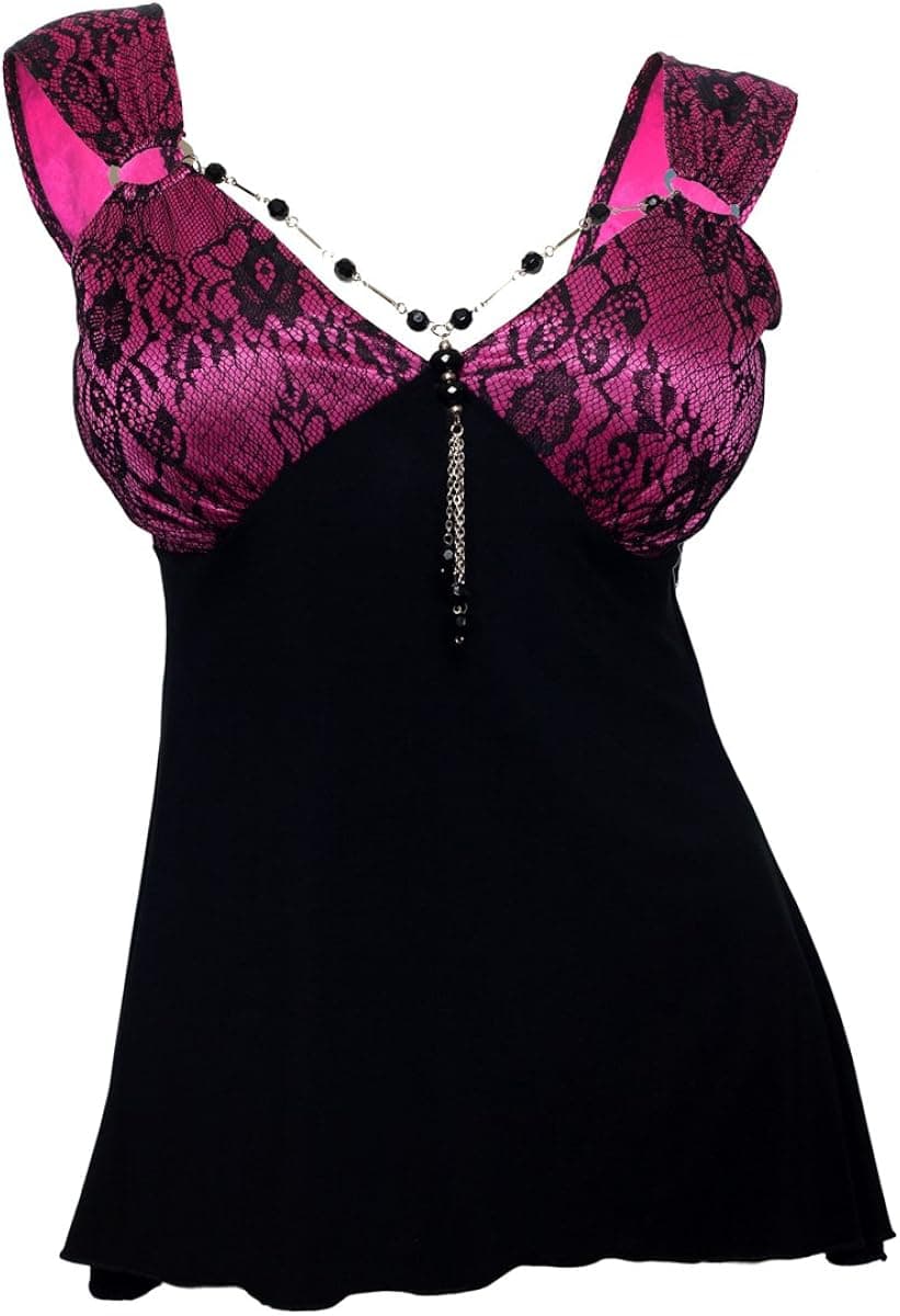 eVogues Women's Sexy O-Ring Necklace Sleeveless Top