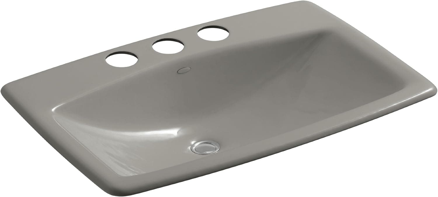 KOHLER K-2885-8U-K4 Man's Lav Undercounter Bathroom Sink with 8" Centers, Cashmere