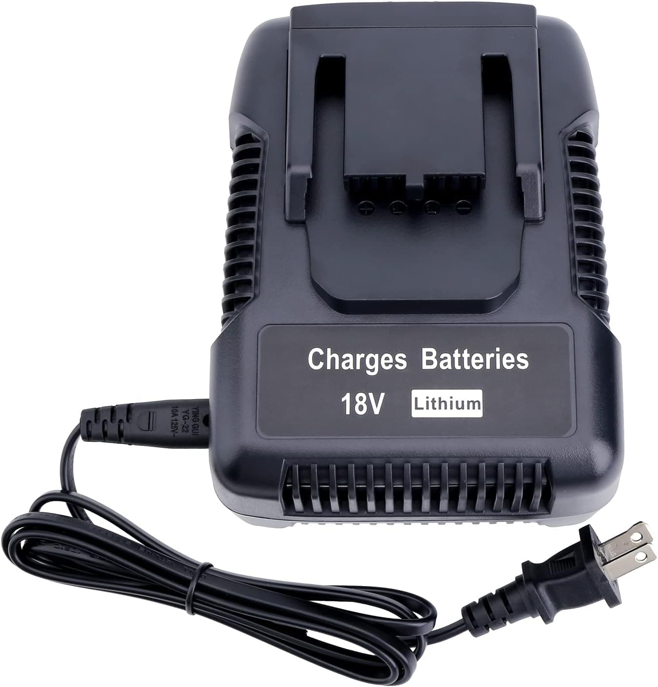 R86091 Dual Chemistry 18V Lithium Ion / NiCad Battery Charger Replace for Ridgid 18V Batteries R840087 R840083 R840085 Power Tools