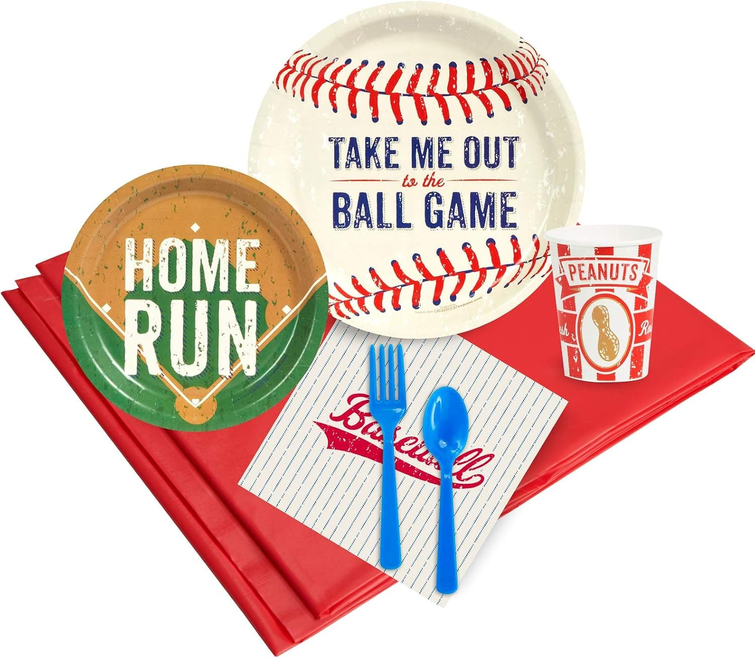Baseball Time 24 Guest Party Pack