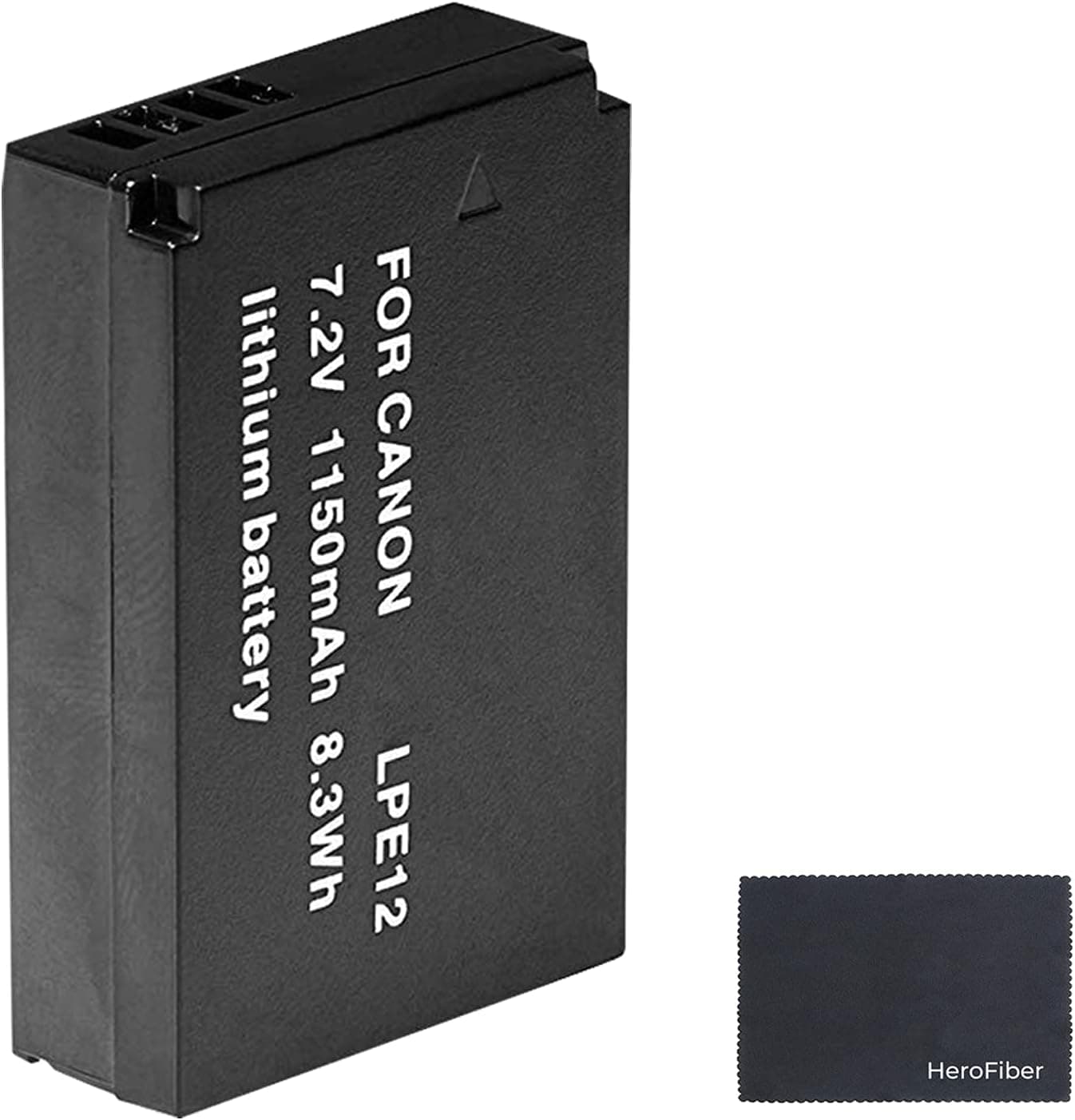 Xtech LP-E12 Battery for Canon EOS-M, EOS M2, EOS M10, EOS M50, EOS M50 II, EOS M100, EOS M200, SX70 HS, Rebel SL1 DSLR and Digital Camera