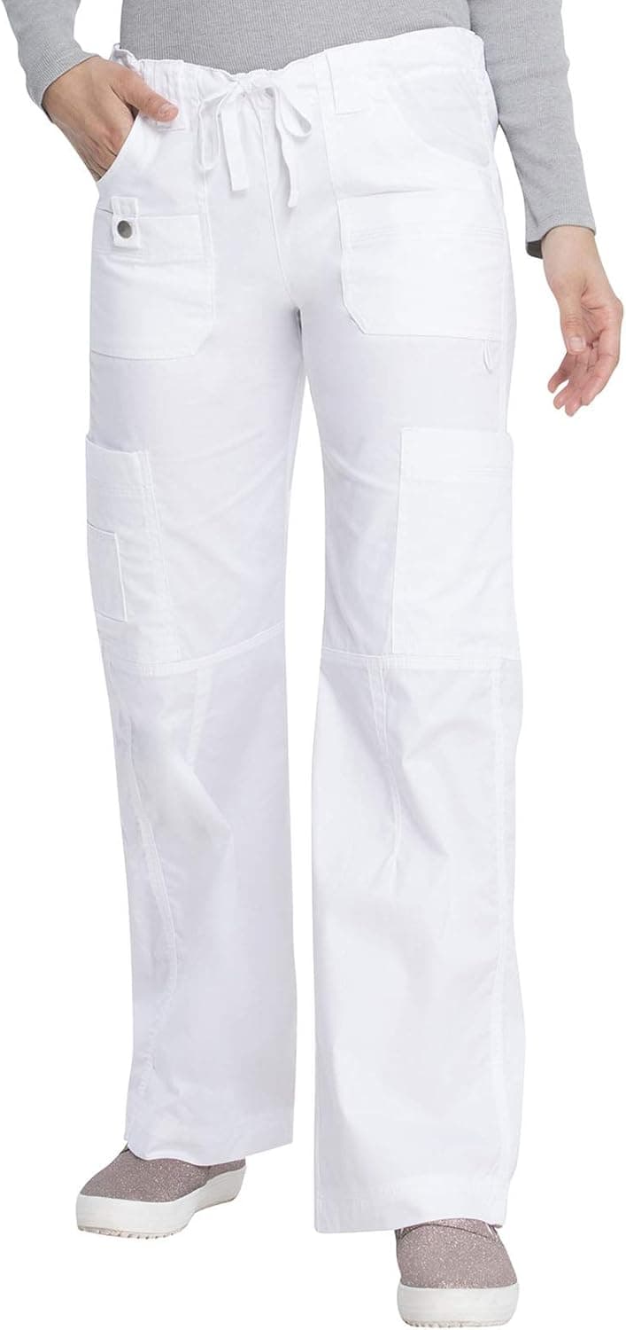 Dickies Gen Flex Women Scrubs Pant Low Rise Drawstring Cargo 857455
