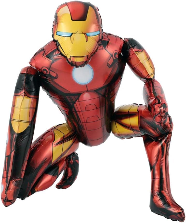 Iron Man Airwalker Balloons Birthday Party Supplies Decorations Set for Kids