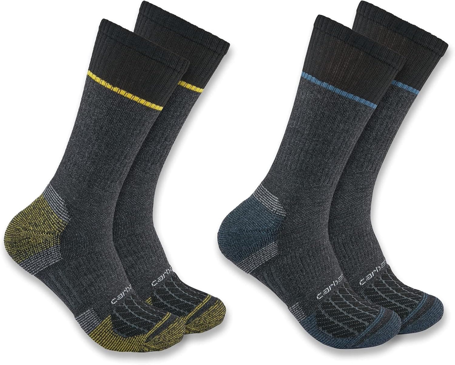 Carhartt Men's Force Midweight Steel Toe Crew Sock