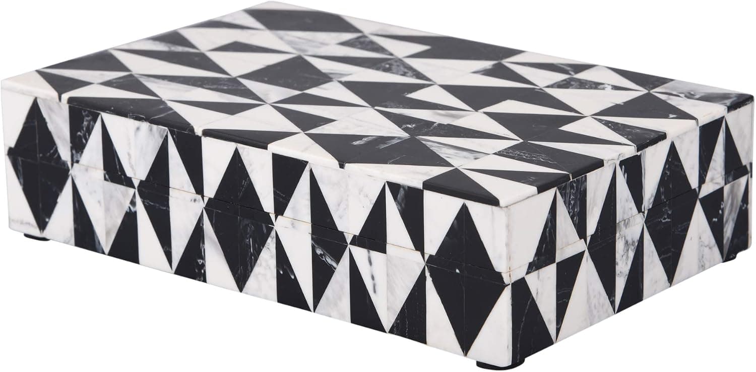 Handicrafts Home Medley Harlequin Collection Storage Organizer Decorative Box Multipurpose Gift 8x5x2 inch, Gifts for Mom