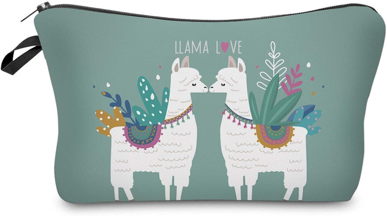 Cosmetic Bag for Women,NIUTA Adorable Roomy Makeup Bags Travel Waterproof Toiletry Bag Accessories Gifts (Alpaca(51434))