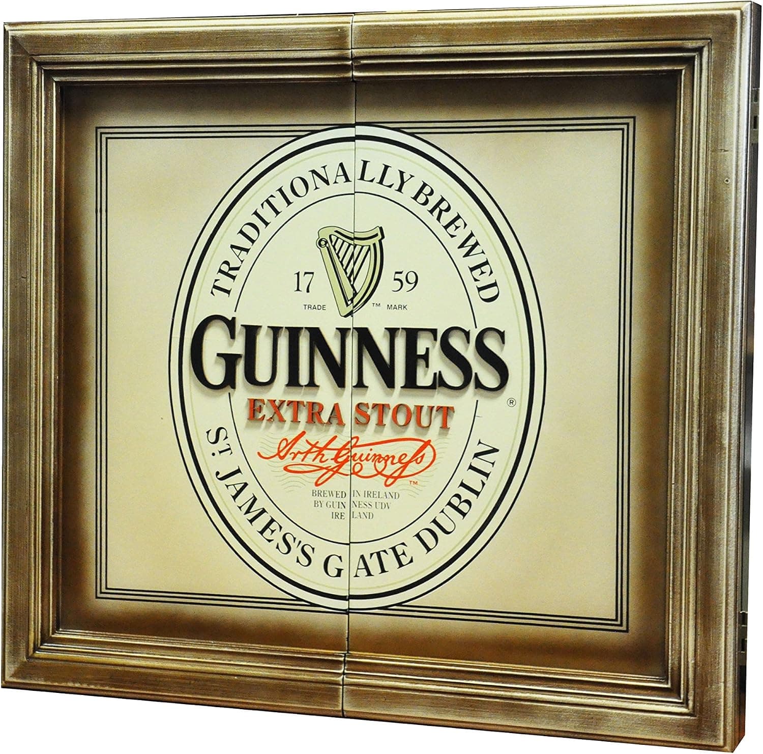 James Trading Group Guinness 3-D Cabinet and Dartboard