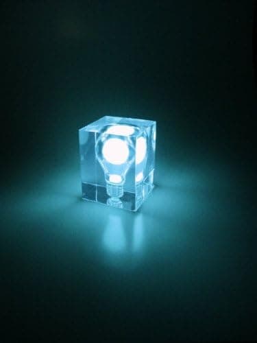 Glow Brick Blue Night Light