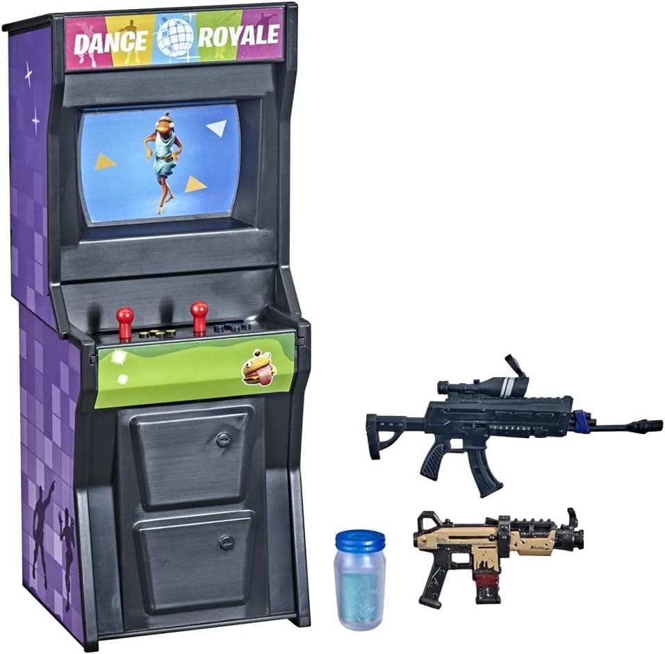 Hasbro Fortnite Victory Royale Series Arcade Collection Purple Arcade Machine Collectible Toy with Accessories - Ages 8 and Up, 6-inch