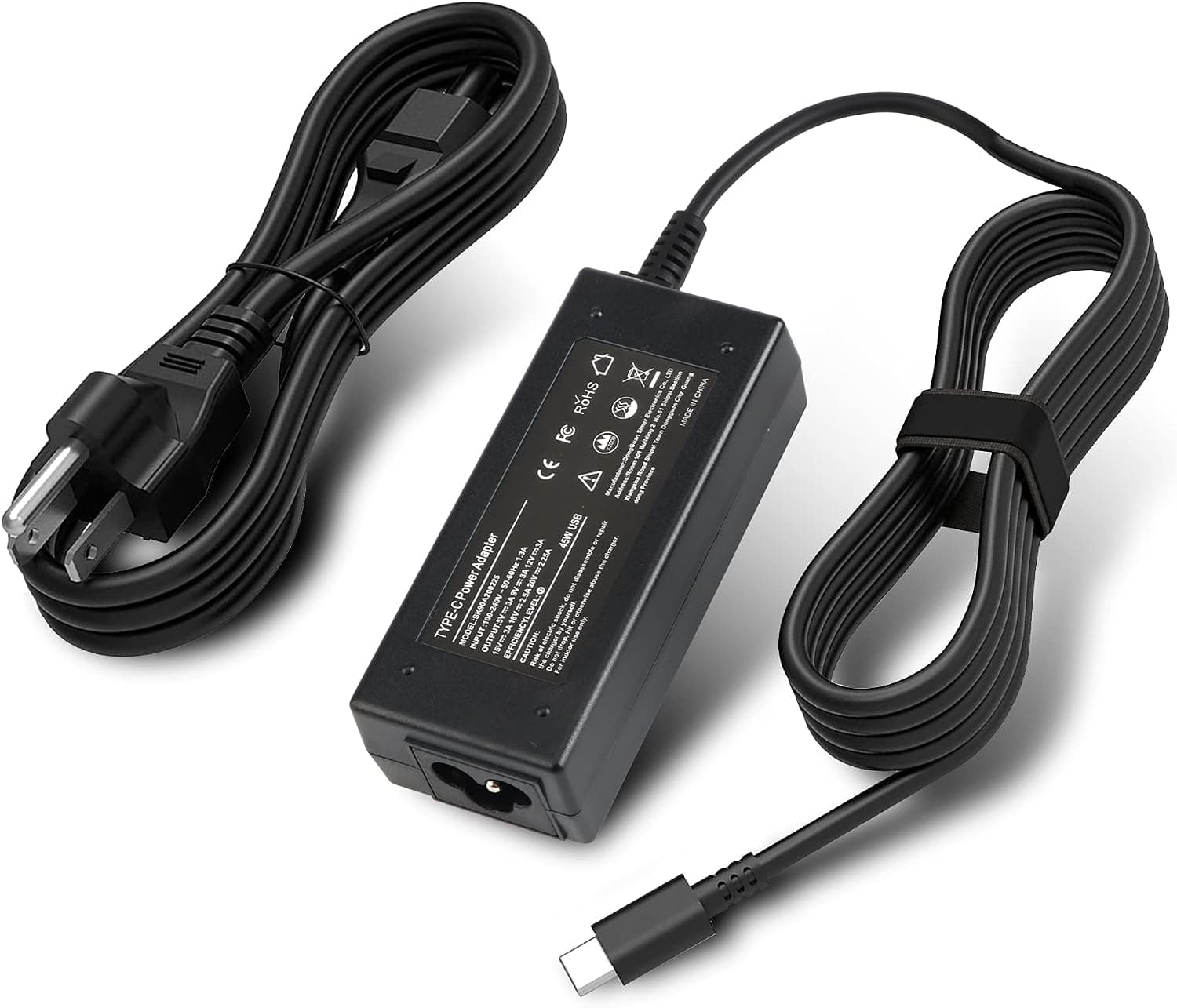Chromebook Charger USB C, 45W Power Adapter Widely Universal Compatible with Chromebook Laptop: HP, Dell, Acer, Asus, Samsung, Google, and More