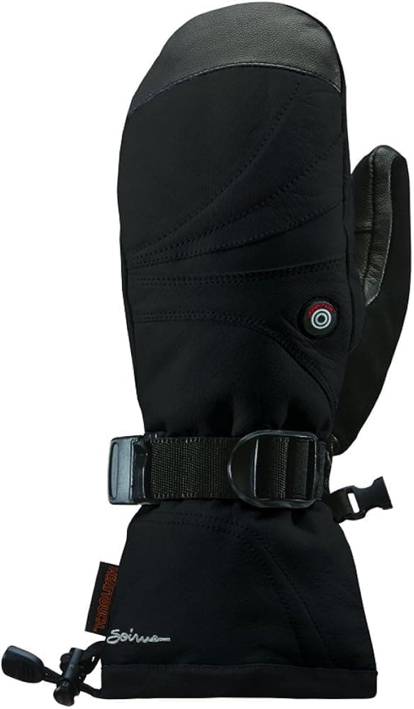 Seirus Innovation 1089 Mens Heat Touch Ignite Cold Weather Rechargeable Heated Mitt Mittens