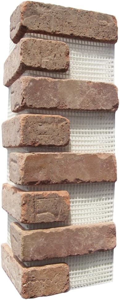 Brickwebb Thin Brick Sheets - Corners (Box of 3 Sheets) - Castle Gate