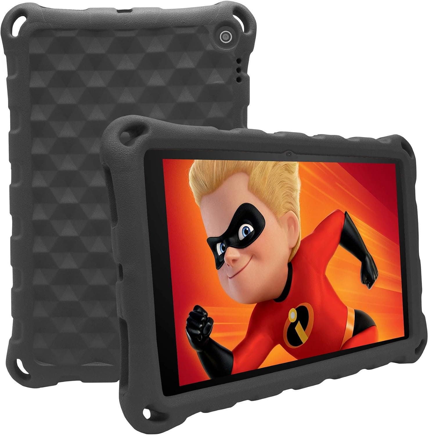 ANTIKE 2020 All-New Fire HD 8 Plus Tablet Case,Fire HD 8 Case(10th Generation, 2020 Release),Light Weight/Shock-Absorption/Anti Slip/High Impact Kids Case for All-New Fire HD 8 Tablet (Black)