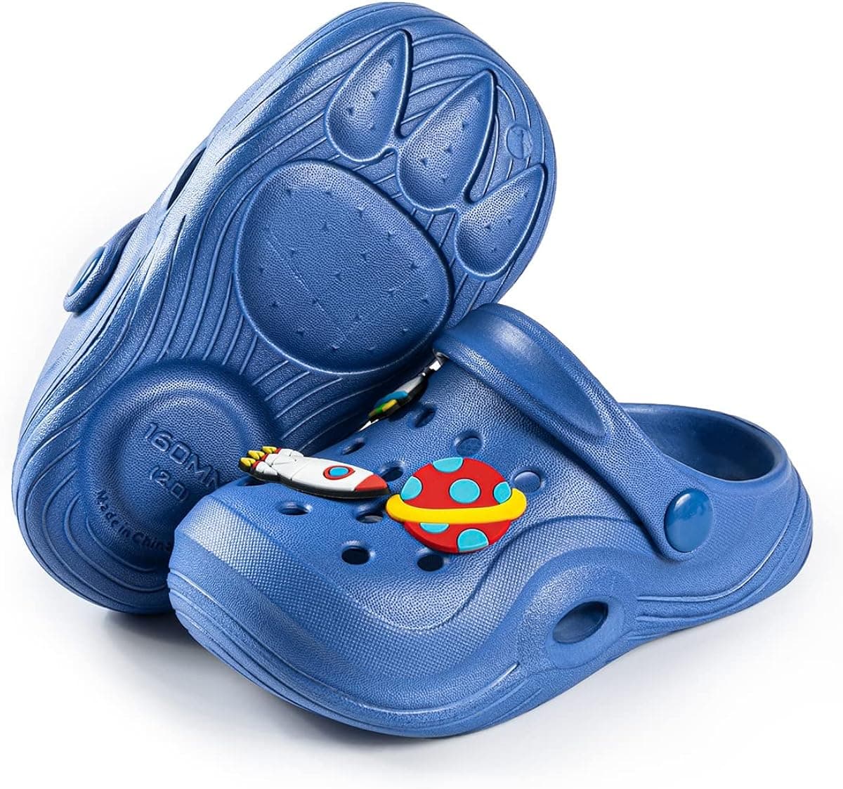 Sawimlgy Little Kids Toddler Comfort Garden Clogs Summer Water Sandals Breathable Slip On Shower Slipper Pool Beach Boys Girls Play Shoes