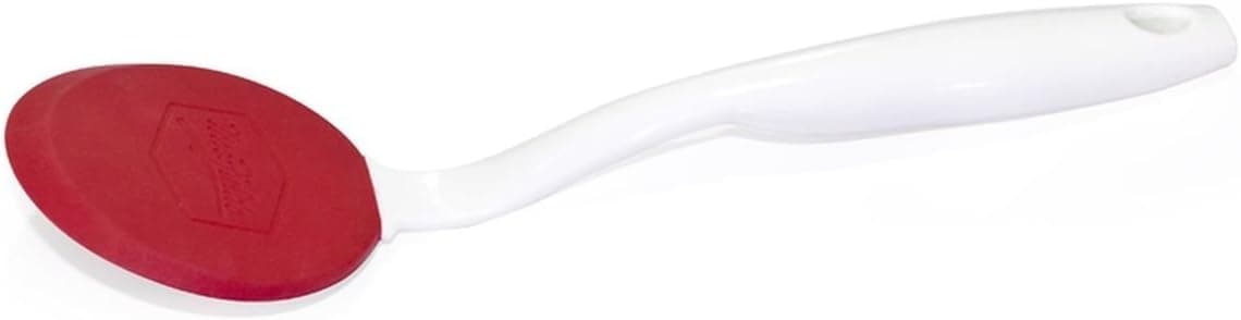 Mrs. Fields Cookie Turner Spatula, Red/White, Metallic