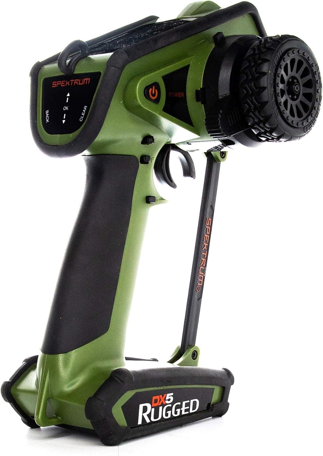 Spektrum DX5 Rugged 5-Channel DSMR Transmitter Only, Green, SPMR5200G