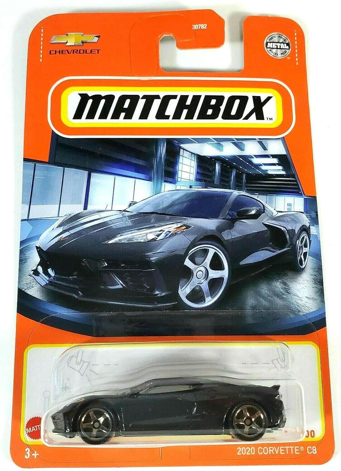 DieCast Matchbox 2020 Corvette C8 20/100 (Black)