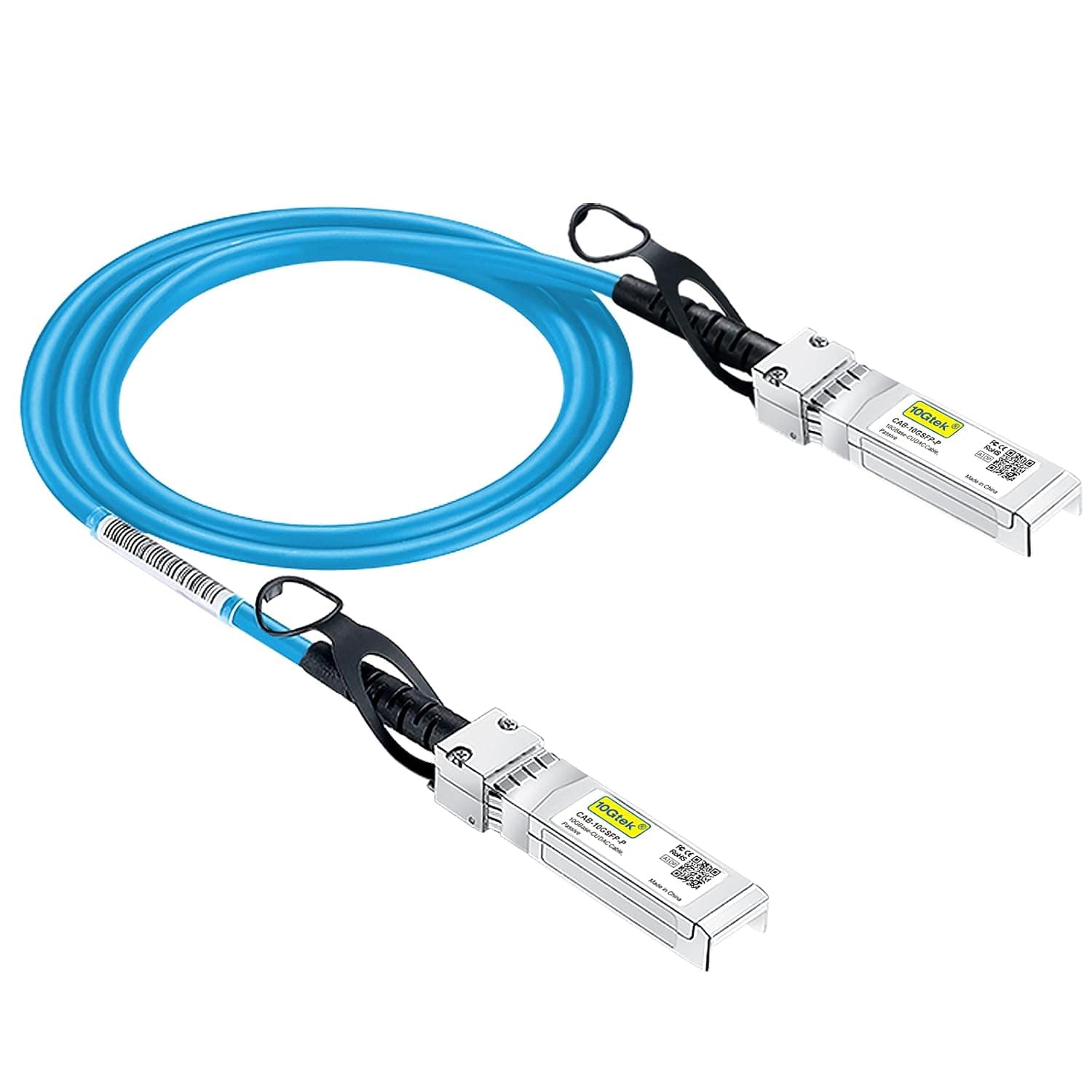 [Blue] Colored 10G SFP+ DAC Cable - Twinax SFP Cable for Ubiquiti UniFi Devices, 0.5-Meter(1.6ft)