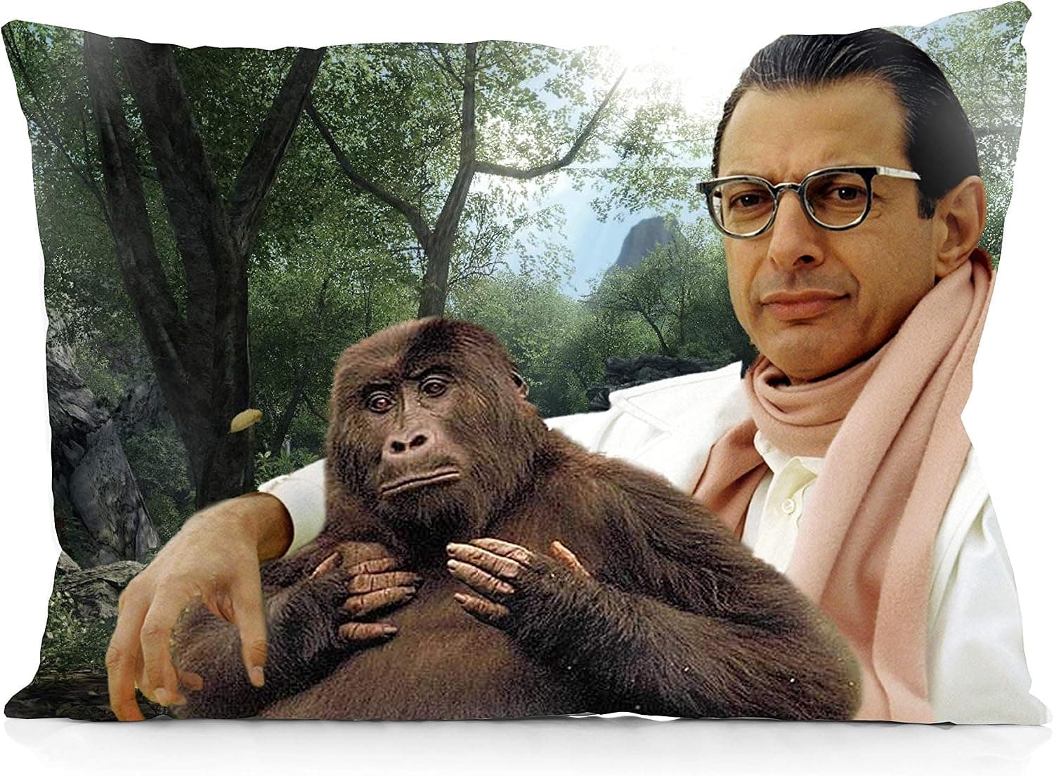 DoubleUSA Jeff Goldblum Pillowcases Both Sides Print Zipper Pillow Covers 20"x30"