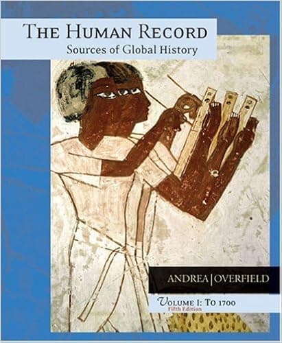 The Human Record: Sources of Global History, Vol. 1: To 1700