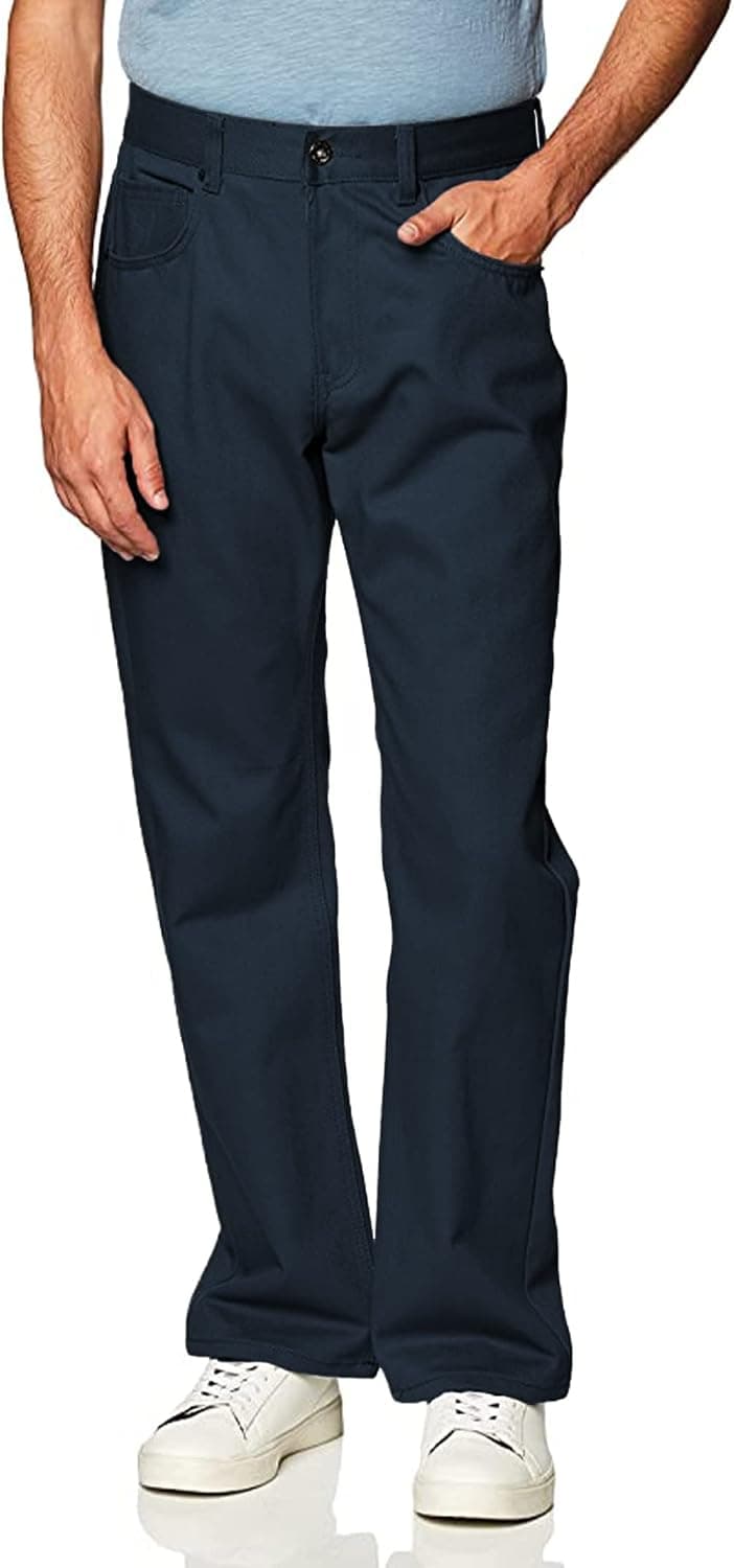 Southpole Men's Long Pants in Thick Bull Twill Fabric and Straight Fit